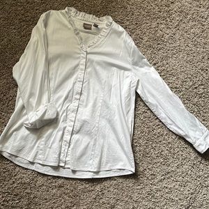Chico’s White Button Down Blouse